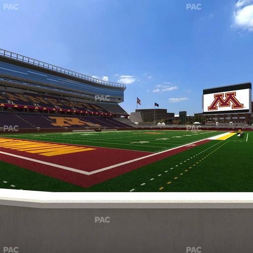 Huntington Bank Stadium - Section 119 Seat View