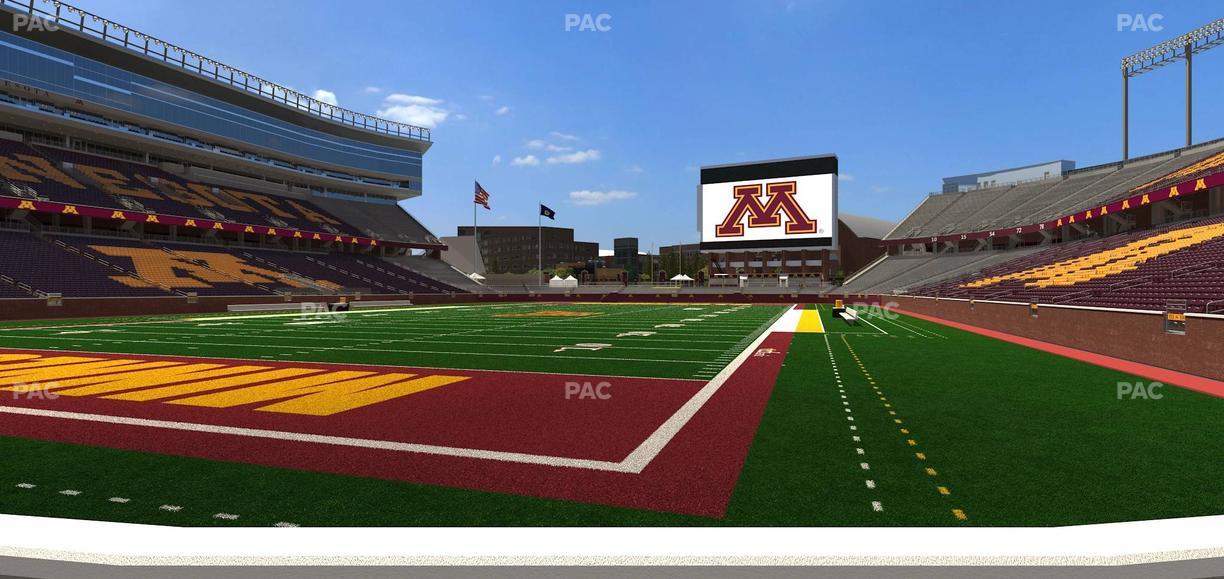 Huntington Bank Stadium - Section 121 Seat View