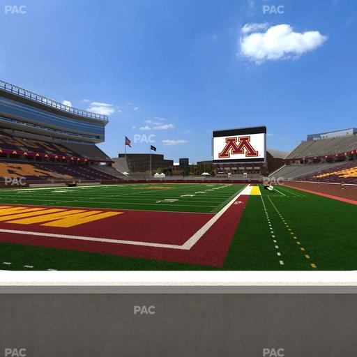 Huntington Bank Stadium - Section 121 Seat View