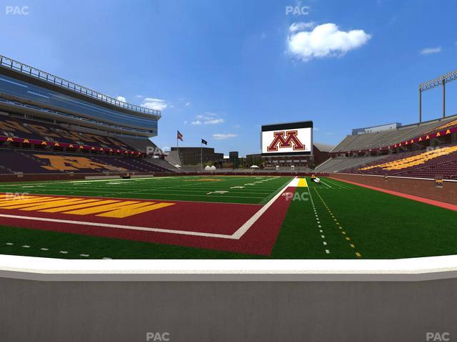 Huntington Bank Stadium - Section 121 Seat View