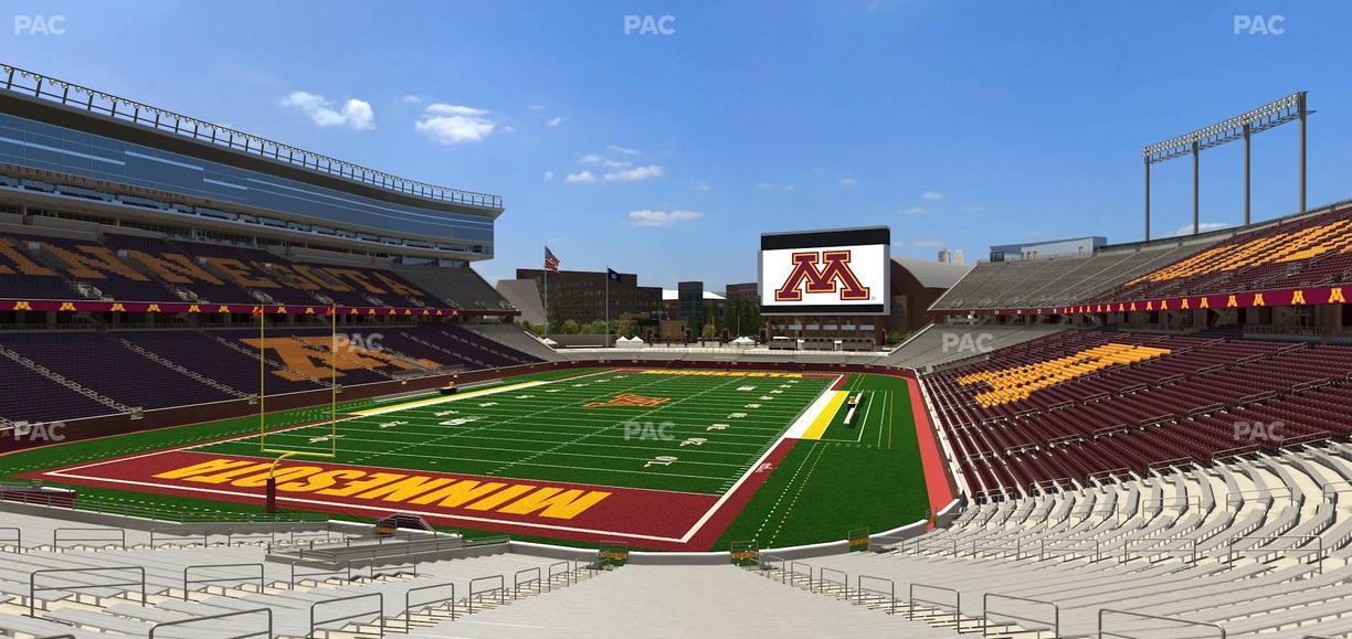 Huntington Bank Stadium - Section 121 Seat View