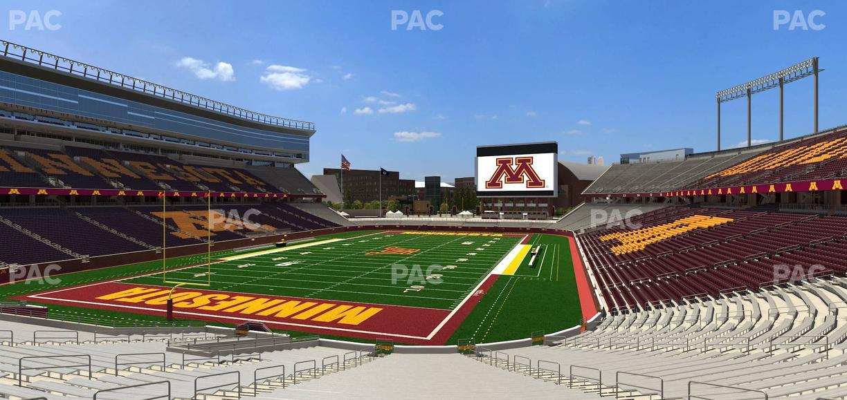 Huntington Bank Stadium - Section 121 Seat View