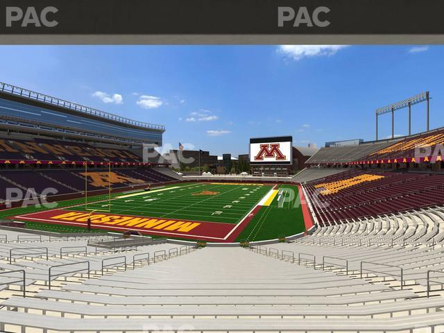 Huntington Bank Stadium - Section 121 Seat View Huntington Bank Stadium - Section 121 Seat View