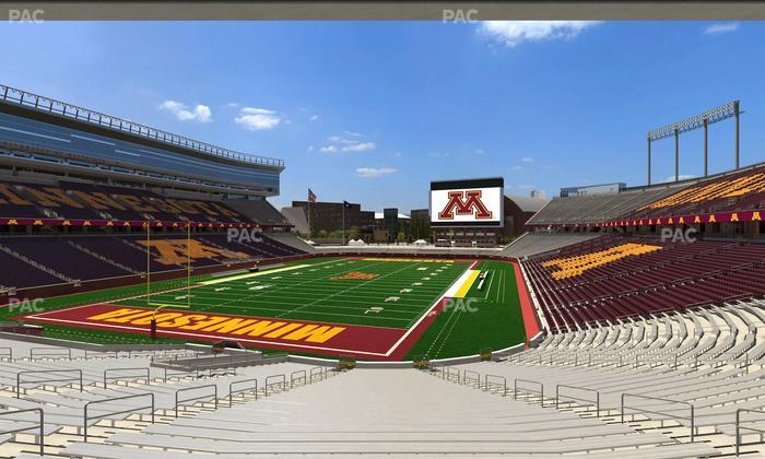 Huntington Bank Stadium - Section 121 Seat View