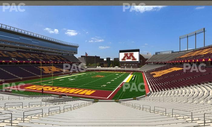 Huntington Bank Stadium - Section 121 Seat View