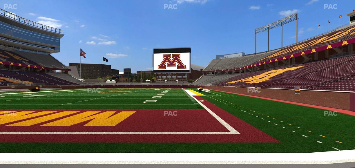 Huntington Bank Stadium - Section 123 Seat View