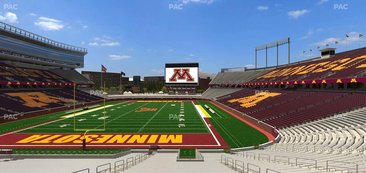 Huntington Bank Stadium - Section 123 Seat View