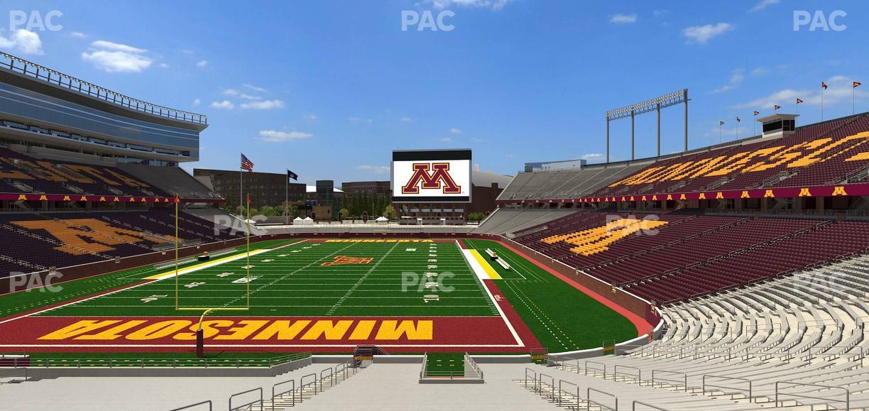 Huntington Bank Stadium - Section 123 Seat View