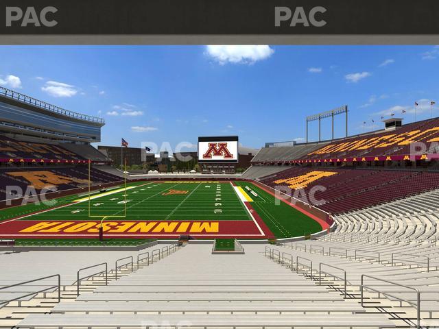 Huntington Bank Stadium - Section 123 Seat View Huntington Bank Stadium - Section 123 Seat View