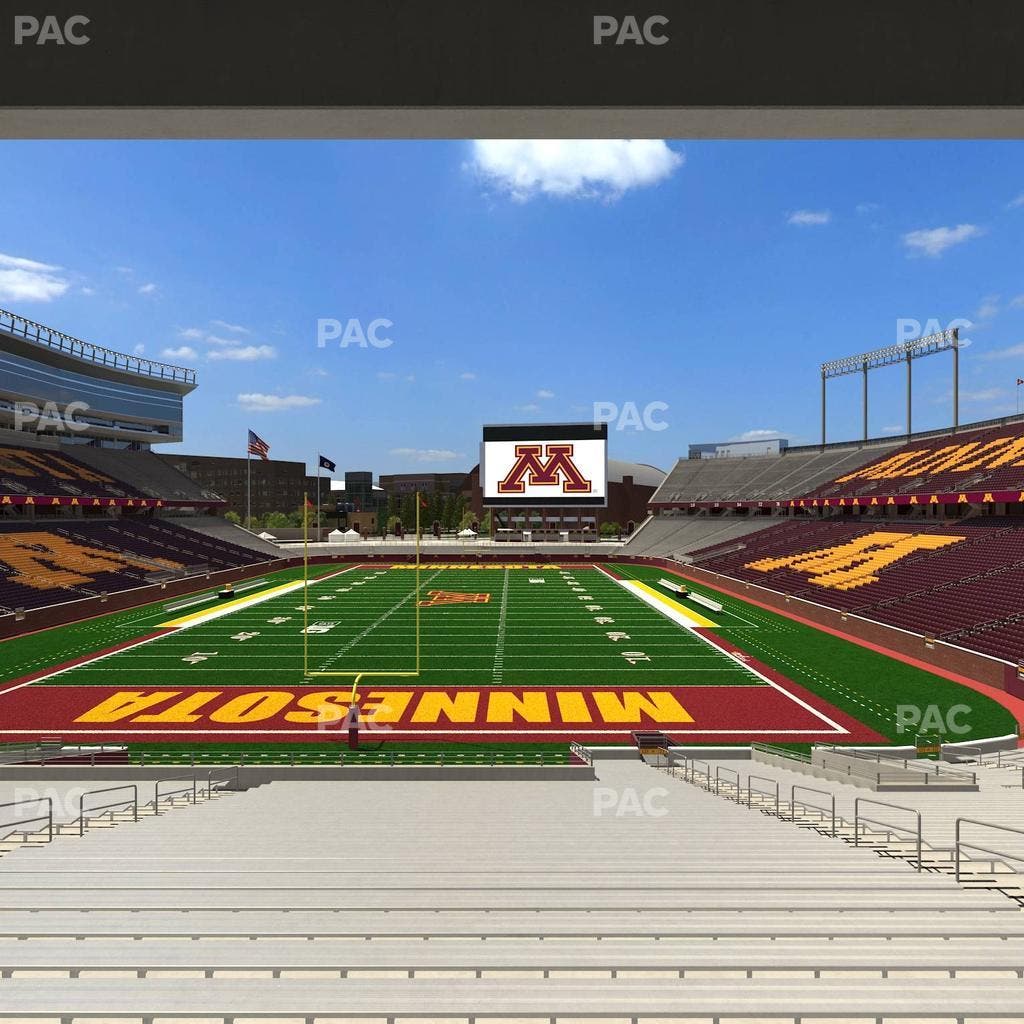 Huntington Bank Stadium - Section 125 Seat View