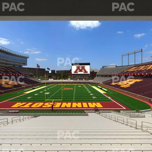 Huntington Bank Stadium - Section 125 Seat View