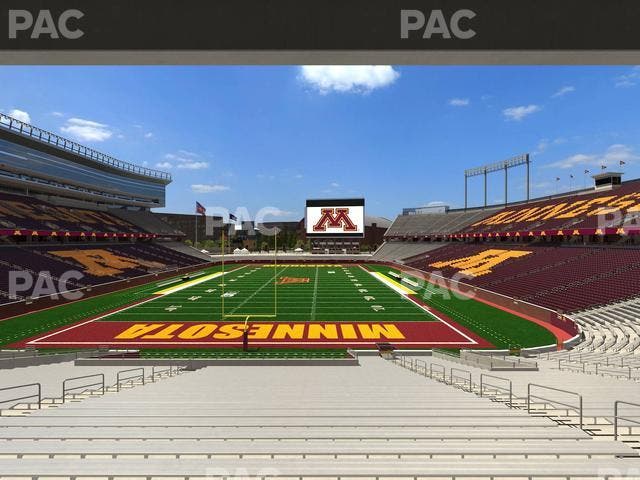 Huntington Bank Stadium - Section 125 Seat View