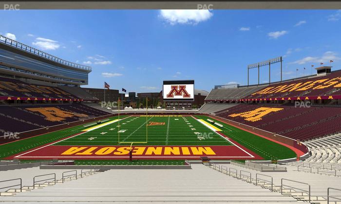 Huntington Bank Stadium - Section 125 Seat View