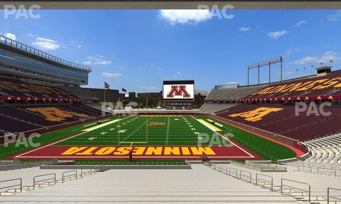 Huntington Bank Stadium - Section 125 Seat View