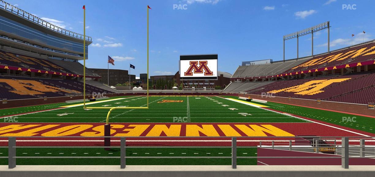 Huntington Bank Stadium - Section 125 Seat View