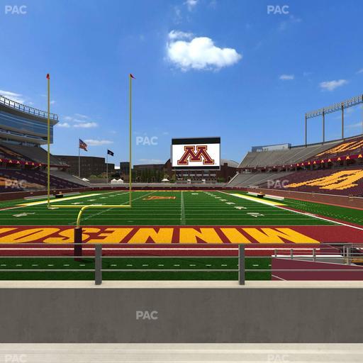 Huntington Bank Stadium - Section 125 Seat View