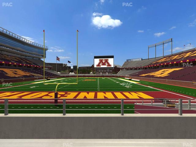 Huntington Bank Stadium - Section 125 Seat View