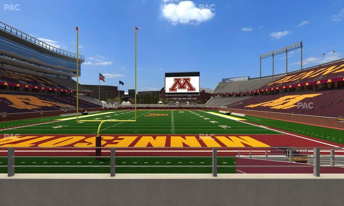 Huntington Bank Stadium - Section 125 Seat View