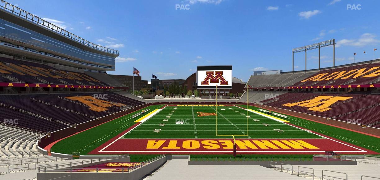 Huntington Bank Stadium - Section 126 Seat View