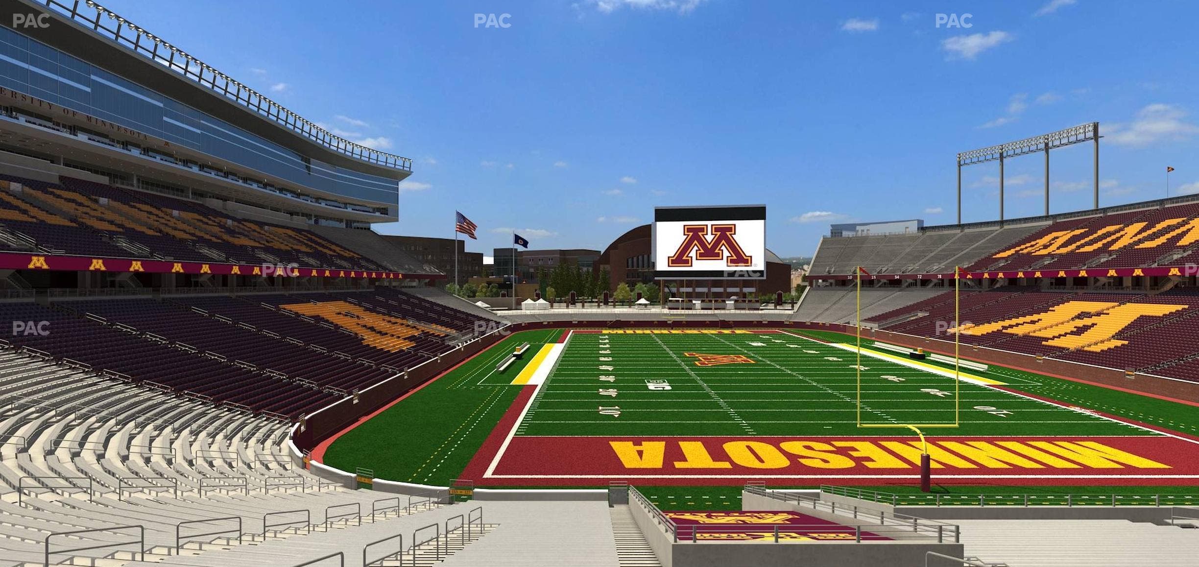Huntington Bank Stadium - Section 127 Seat View