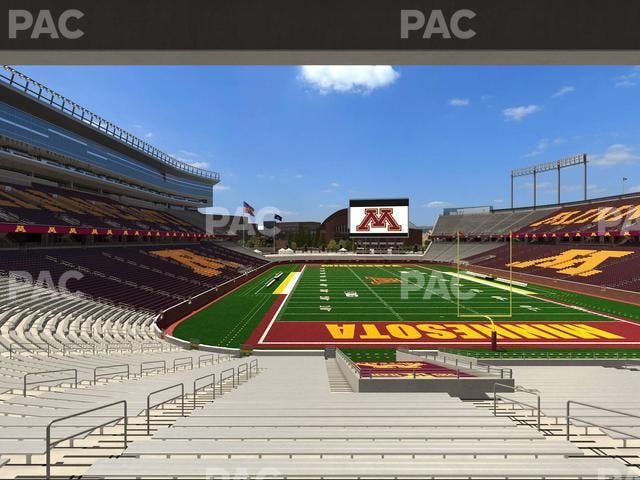 Huntington Bank Stadium - Section 127 Seat View