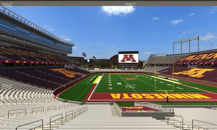 Huntington Bank Stadium - Section 127 Seat View