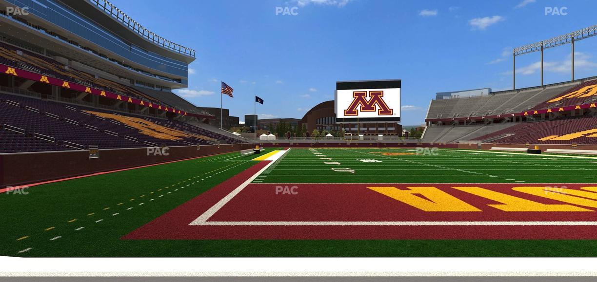 Huntington Bank Stadium - Section 127 Seat View