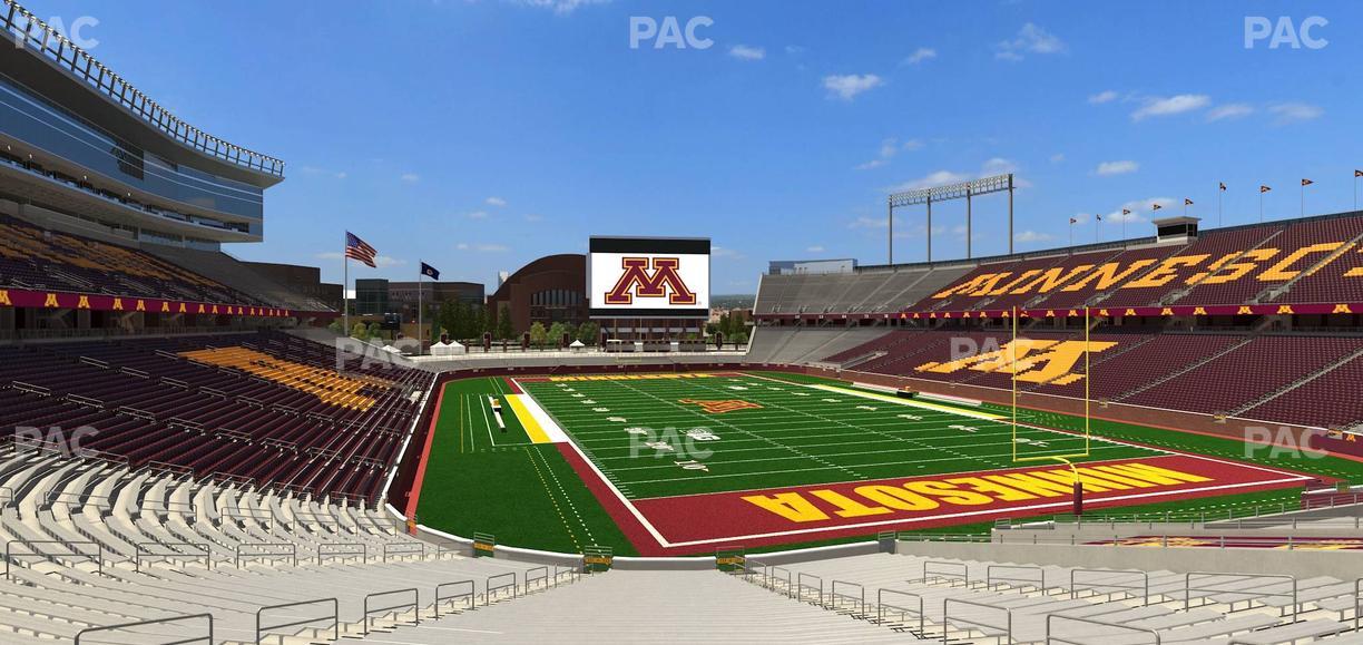 Huntington Bank Stadium - Section 129 Seat View