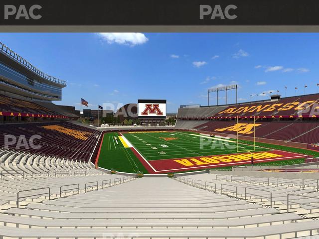 Huntington Bank Stadium - Section 129 Seat View Huntington Bank Stadium - Section 129 Seat View