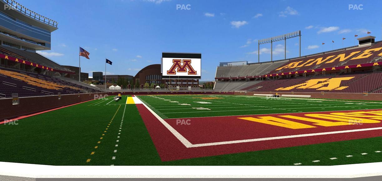 Huntington Bank Stadium - Section 129 Seat View