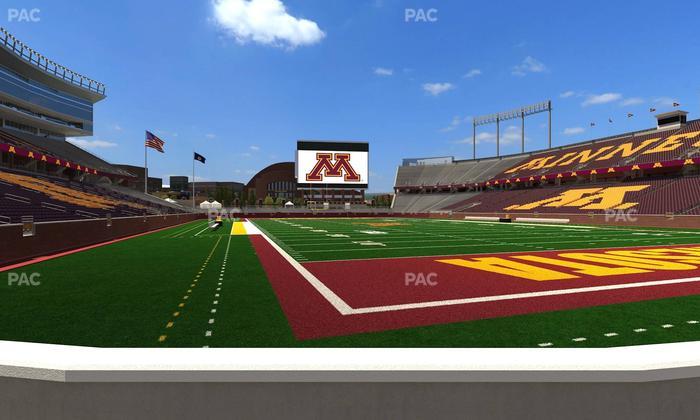 Huntington Bank Stadium - Section 129 Seat View