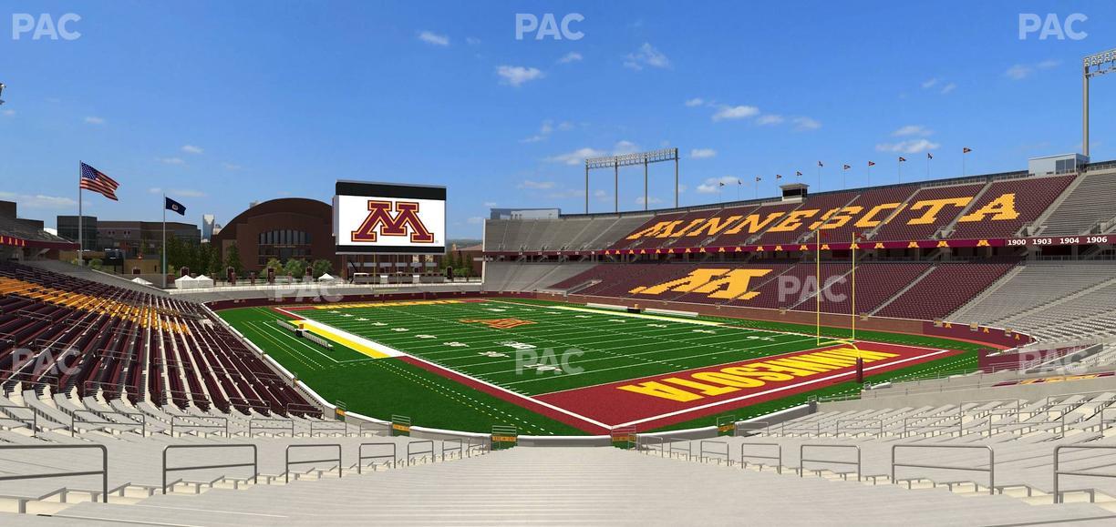 Huntington Bank Stadium - Section 131 Seat View