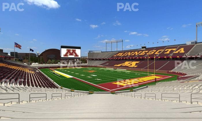 Huntington Bank Stadium - Section 131 Seat View