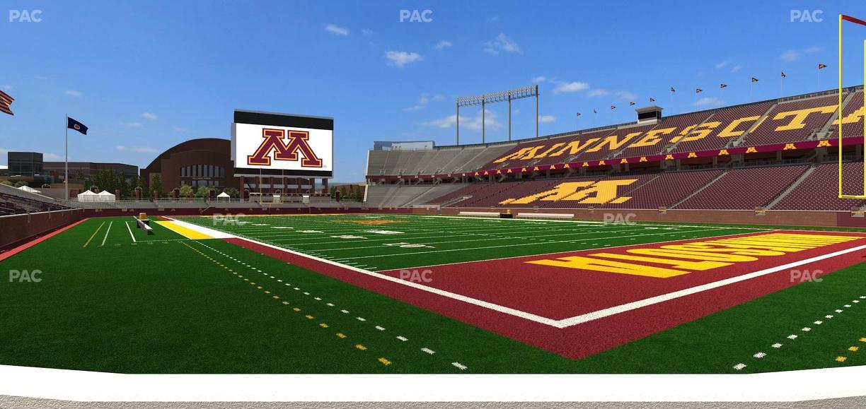 Huntington Bank Stadium - Section 131 Seat View