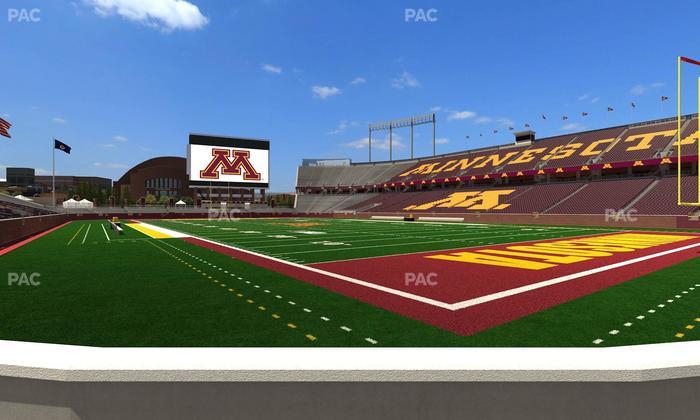 Huntington Bank Stadium - Section 131 Seat View