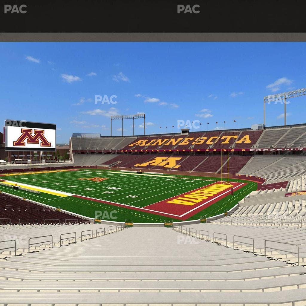 Huntington Bank Stadium - Section 133 Seat View