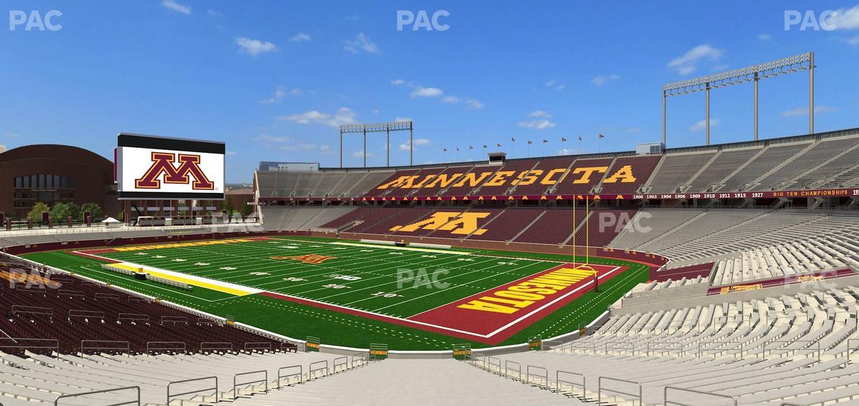 Huntington Bank Stadium - Section 133 Seat View