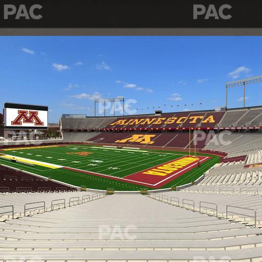 Huntington Bank Stadium - Section 133 Seat View