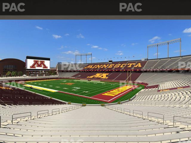 Huntington Bank Stadium - Section 133 Seat View Huntington Bank Stadium - Section 133 Seat View