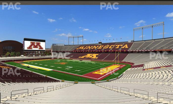 Huntington Bank Stadium - Section 133 Seat View