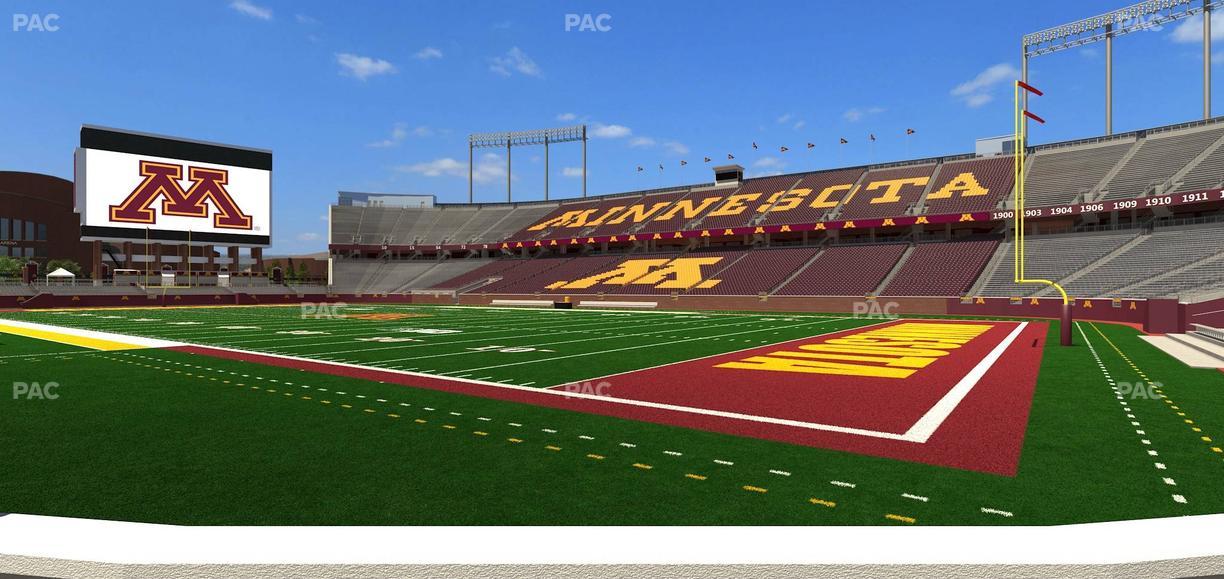 Huntington Bank Stadium - Section 133 Seat View