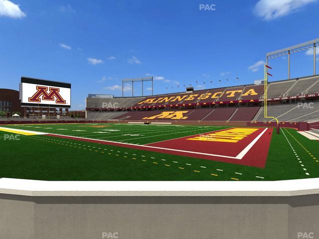 Huntington Bank Stadium - Section 133 Seat View