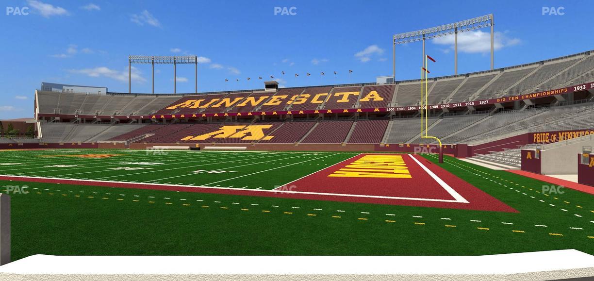 Huntington Bank Stadium - Section 135 Seat View