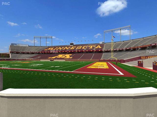 Huntington Bank Stadium - Section 135 Seat View