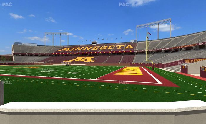 Huntington Bank Stadium - Section 135 Seat View