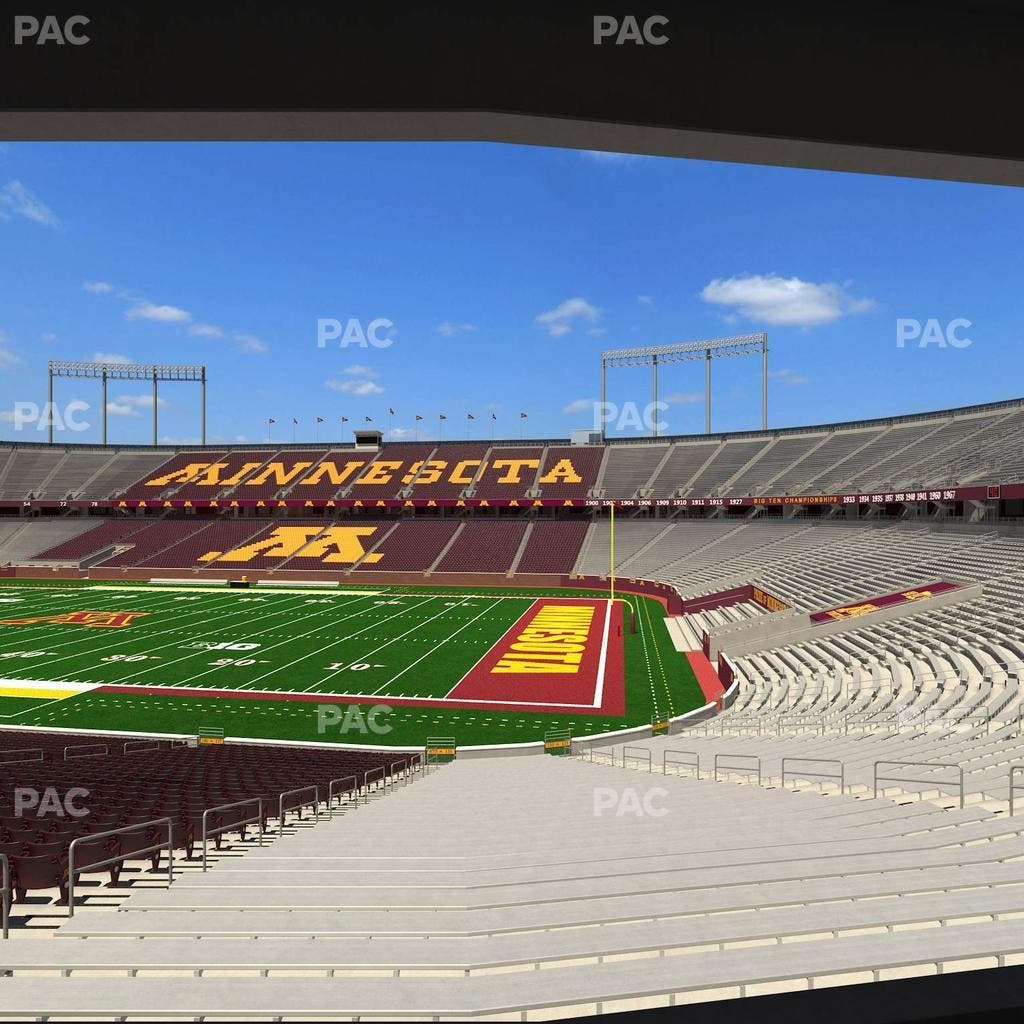 Huntington Bank Stadium - Section 135 Seat View