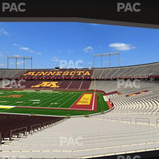 Huntington Bank Stadium - Section 135 Seat View