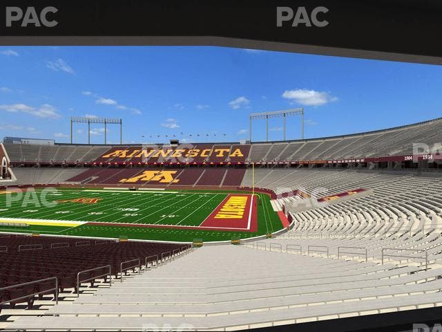 Huntington Bank Stadium - Section 135 Seat View
