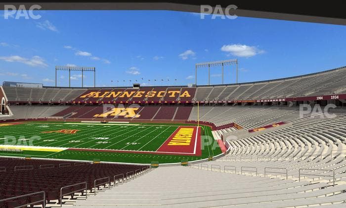 Huntington Bank Stadium - Section 135 Seat View