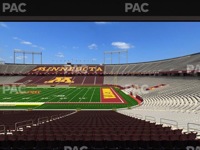 Huntington Bank Stadium - Section 137 Seat View Huntington Bank Stadium - Section 137 Seat View